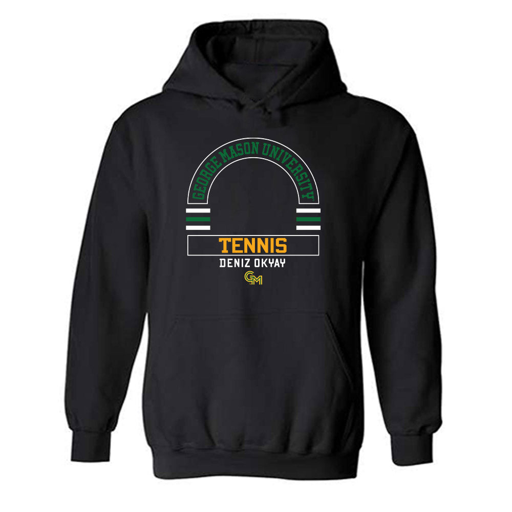 GMU - NCAA Men's Tennis : Deniz Okyay - Classic Fashion Shersey Hooded Sweatshirt-0