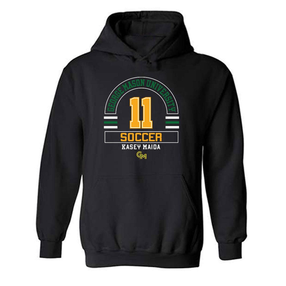 GMU - NCAA Women's Soccer : Kasey Maida - Classic Fashion Shersey Hooded Sweatshirt-0