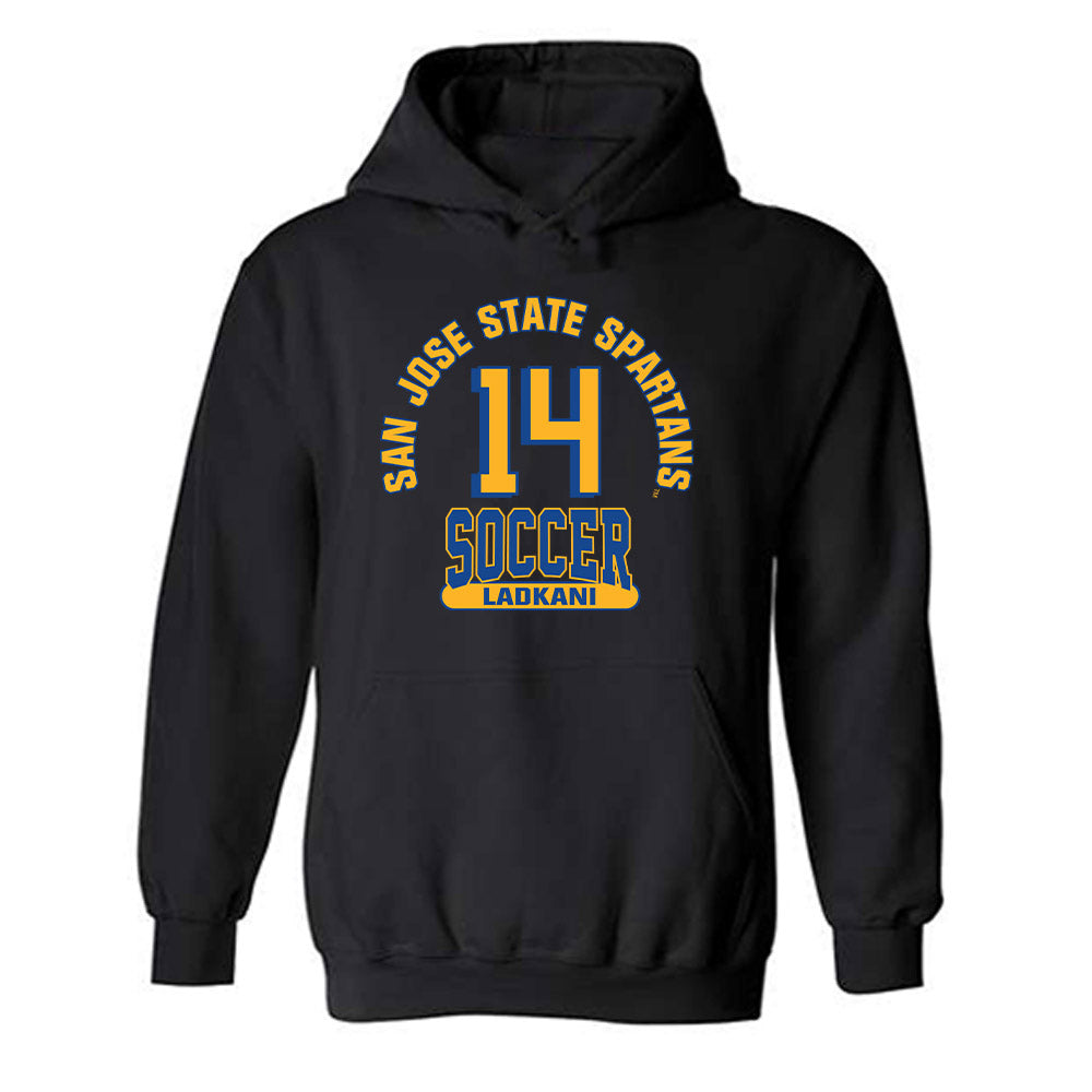 SJSU - NCAA Women's Soccer : Maryam Ladkani - Classic Fashion Shersey Hooded Sweatshirt-0