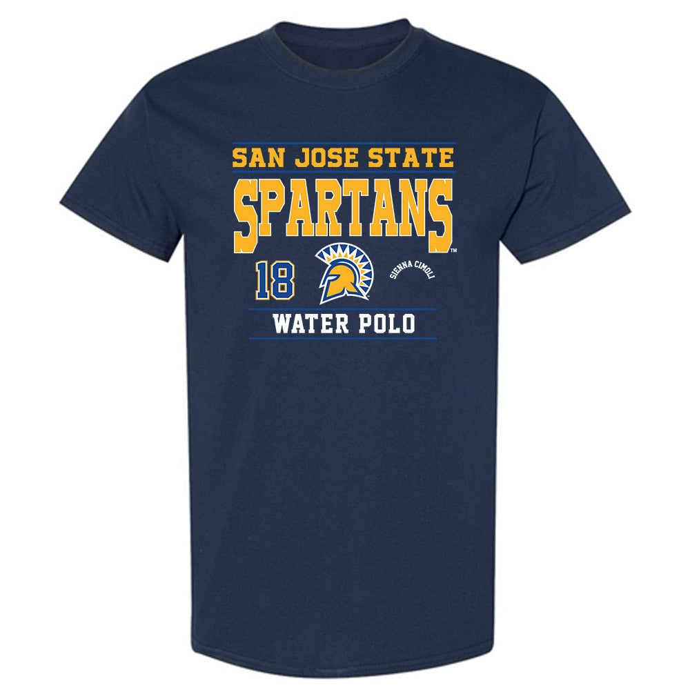 SJSU - NCAA Women's Water Polo : Sienna Cimoli - Classic Fashion Shersey T-Shirt-0