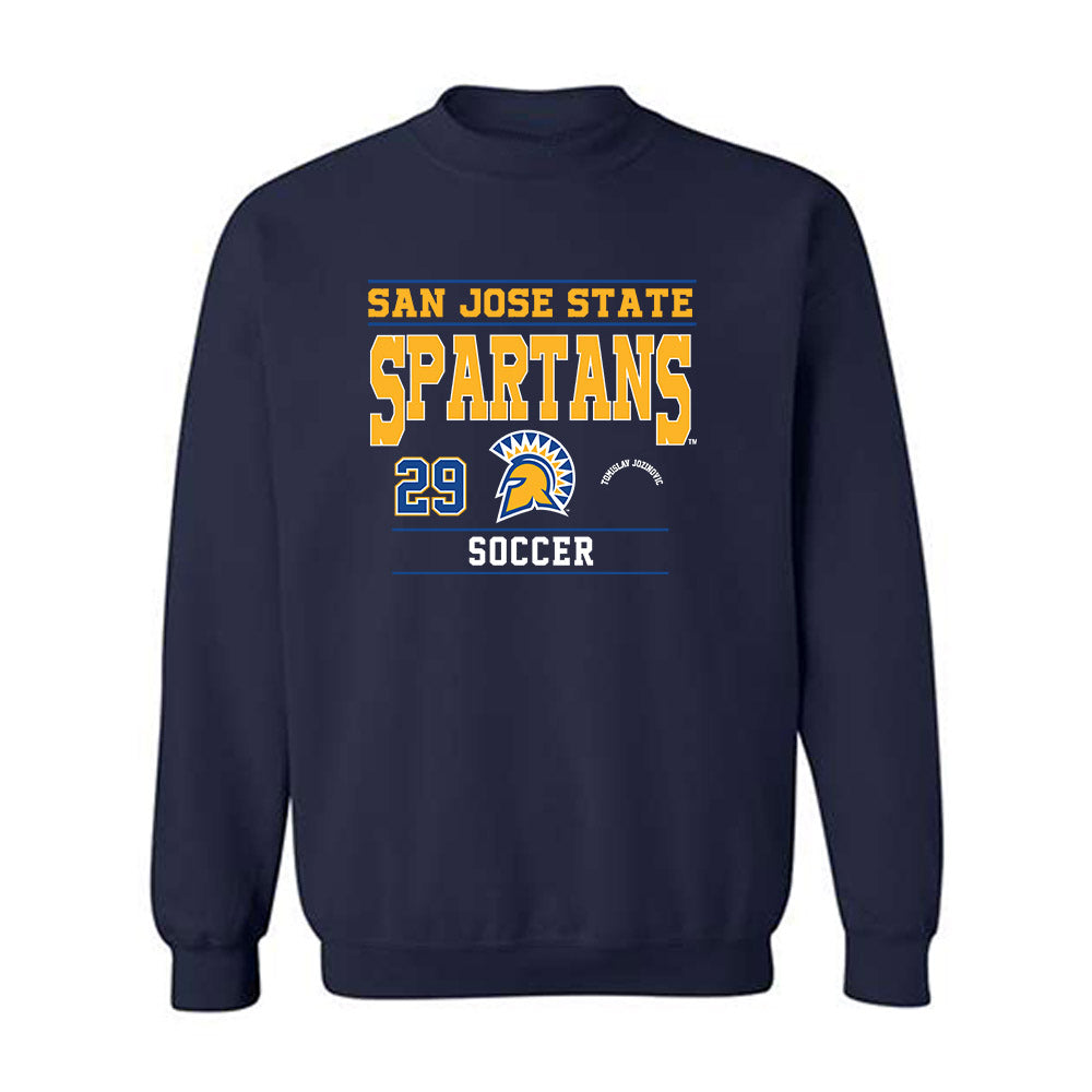 SJSU - NCAA Men's Soccer : Tomislav Jozinovic - Classic Fashion Shersey Crewneck Sweatshirt-0