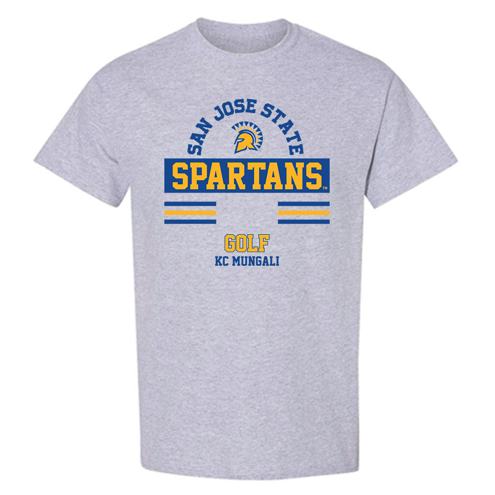 SJSU - NCAA Men's Golf : KC Mungali - Classic Fashion Shersey T-Shirt-0