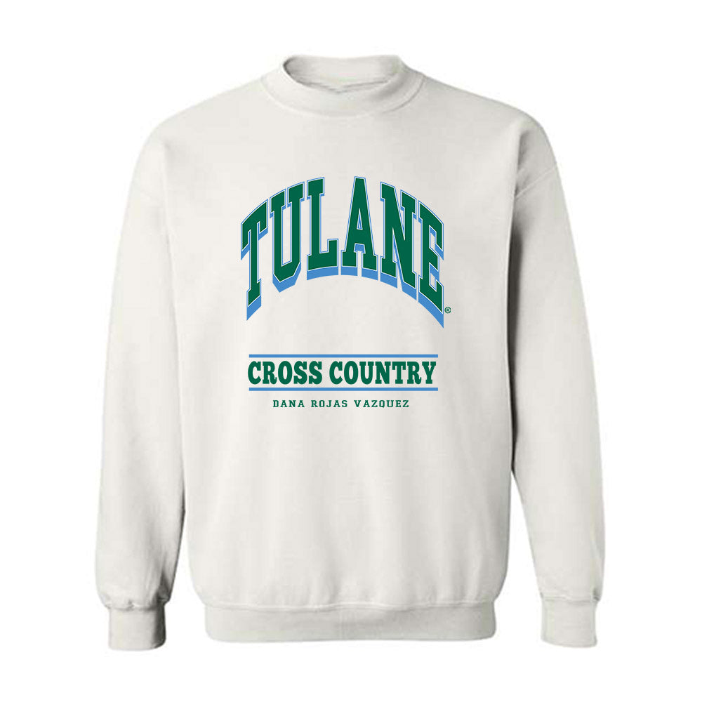 Tulane - NCAA Women's Cross Country : Dana Rojas Vazquez - Classic Fashion Shersey Crewneck Sweatshirt-0