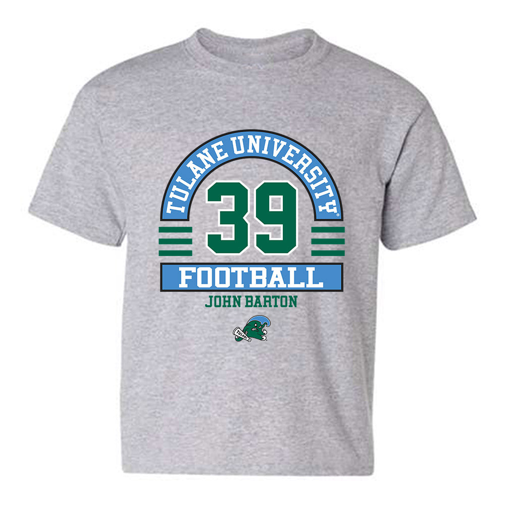 Tulane - NCAA Football : John Barton - Classic Fashion Shersey Youth T-Shirt-0