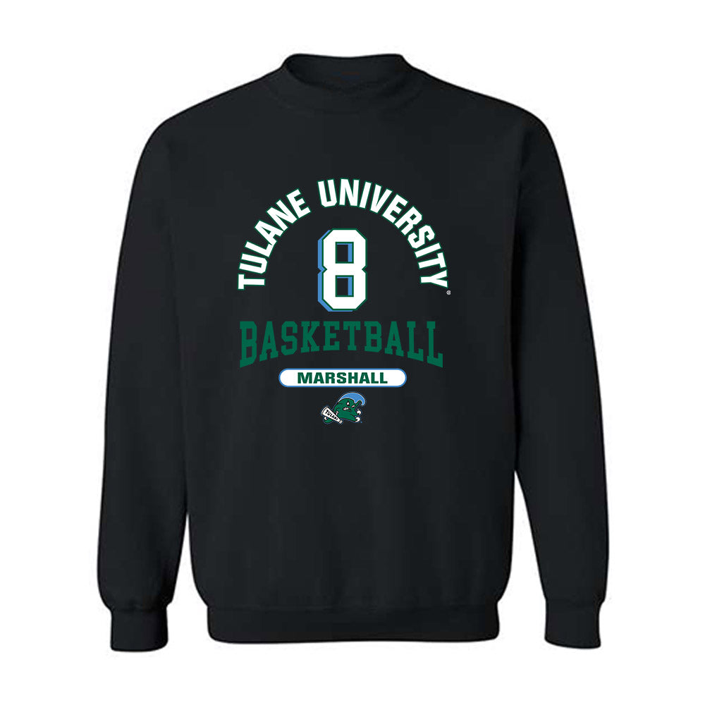 Tulane - NCAA Women's Basketball : Mecailin Marshall - Classic Fashion Shersey Crewneck Sweatshirt-0