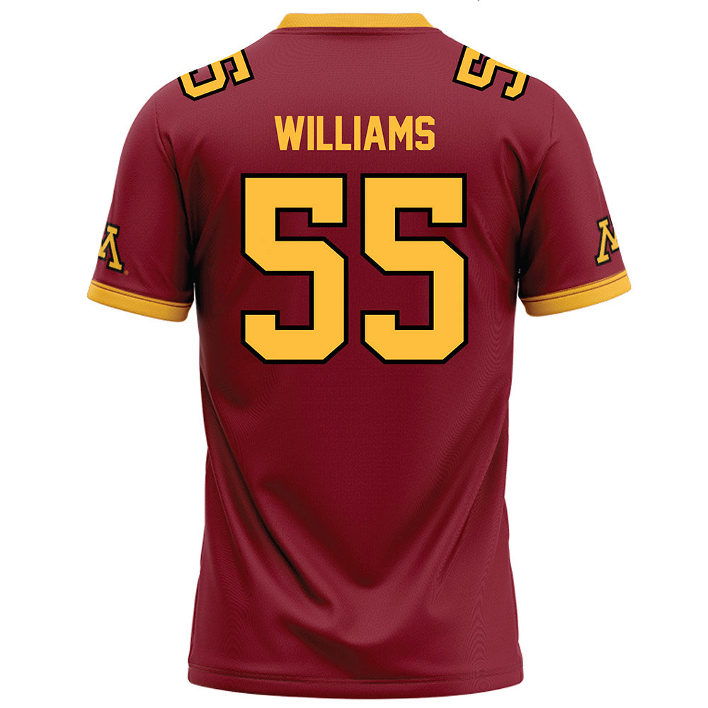 Minnesota - NCAA Football : Jerome Williams - Maroon Football Jersey-1