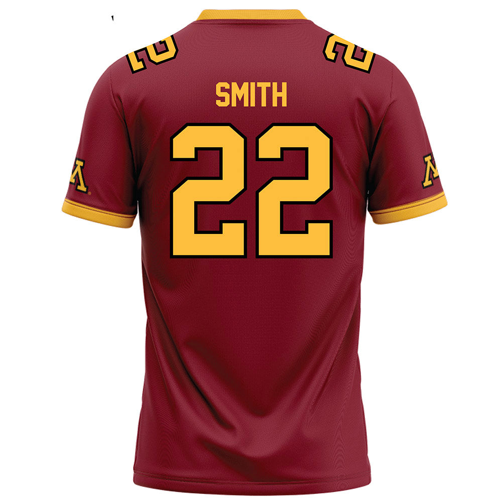 Minnesota - NCAA Football : Mekhai Smith - Maroon Football Jersey-1
