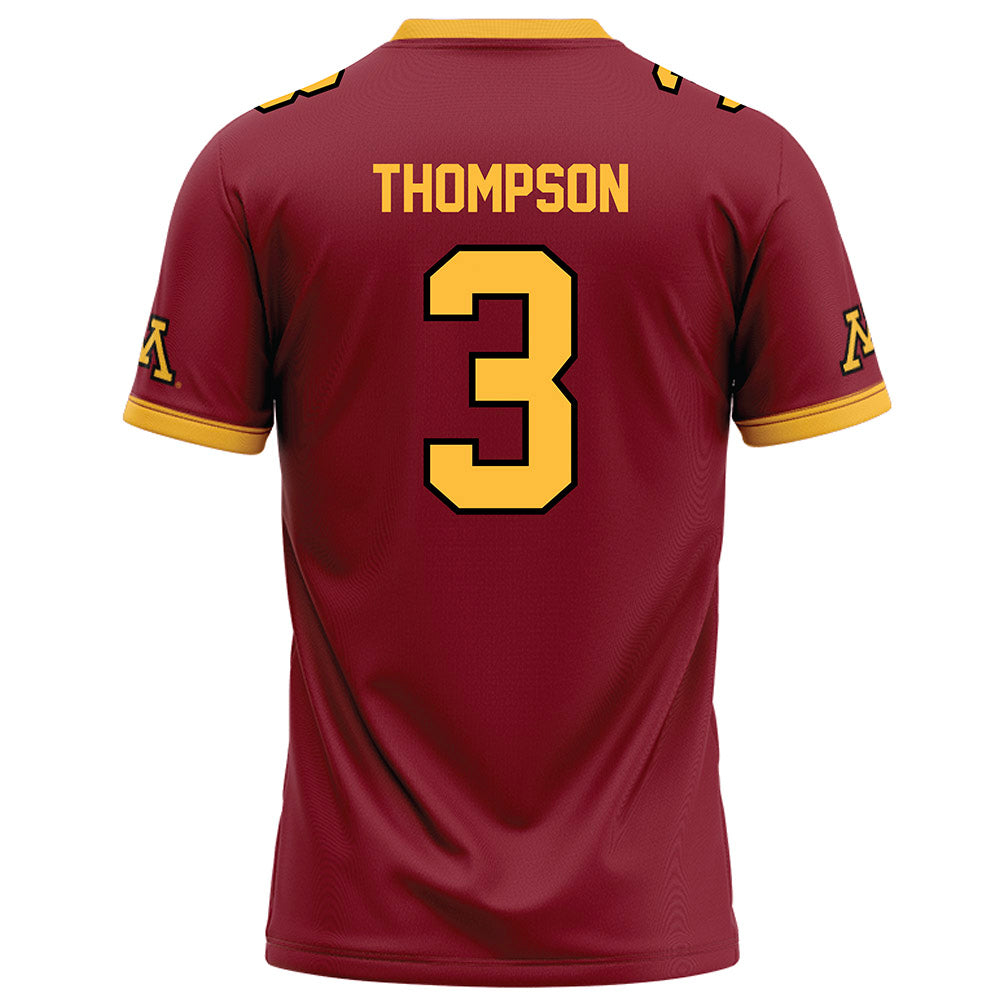 Minnesota - NCAA Football : Perry Thompson - Maroon Football Jersey-1