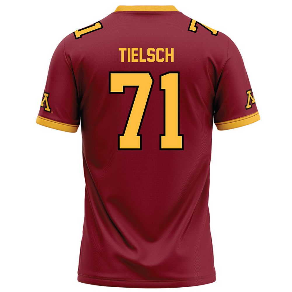 Minnesota - NCAA Football : Lucas Tielsch - Maroon Football Jersey-1