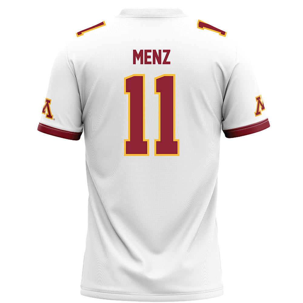 Minnesota - NCAA Football : Karter Menz - White Football Jersey-1