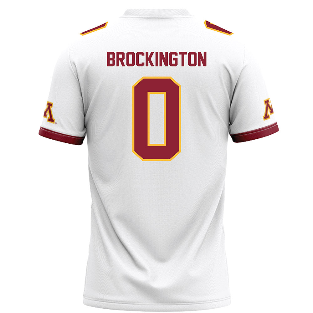 Minnesota - NCAA Football : Le'Meke Brockington - White Football Jersey-1