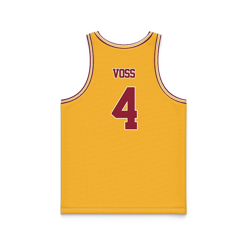 Minnesota - NCAA Football : Roman Voss - Gold Basketball Jersey-1