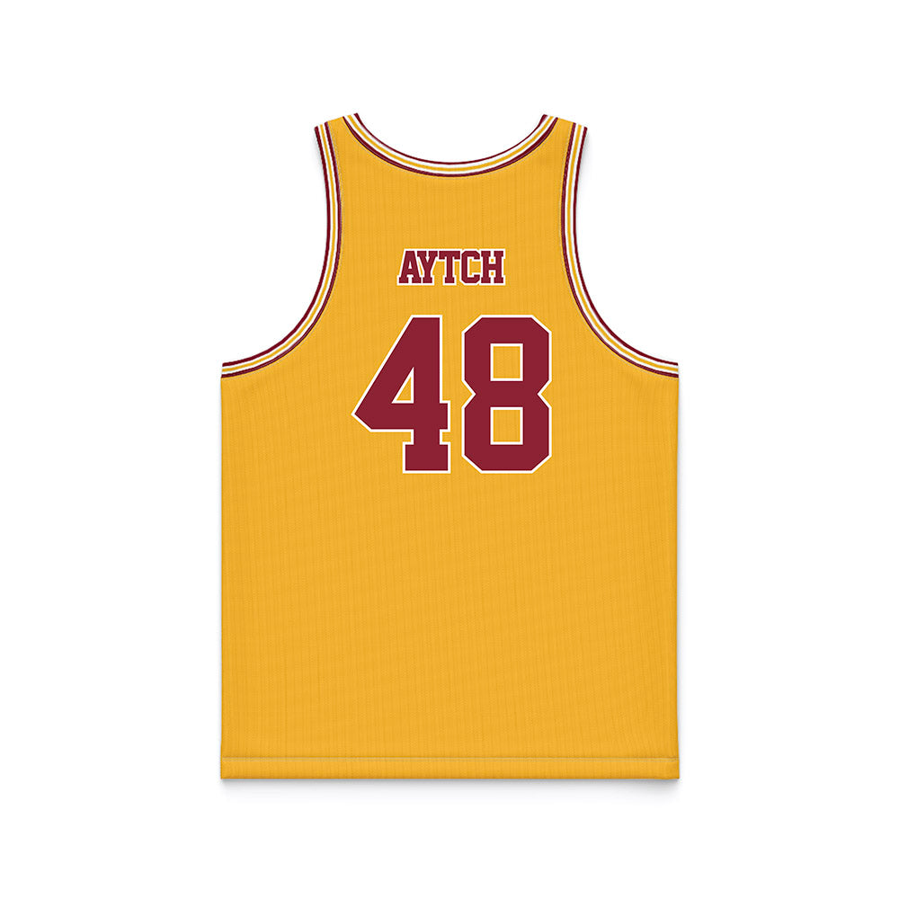 Minnesota - NCAA Football : Aaden Aytch - Gold Basketball Jersey-1