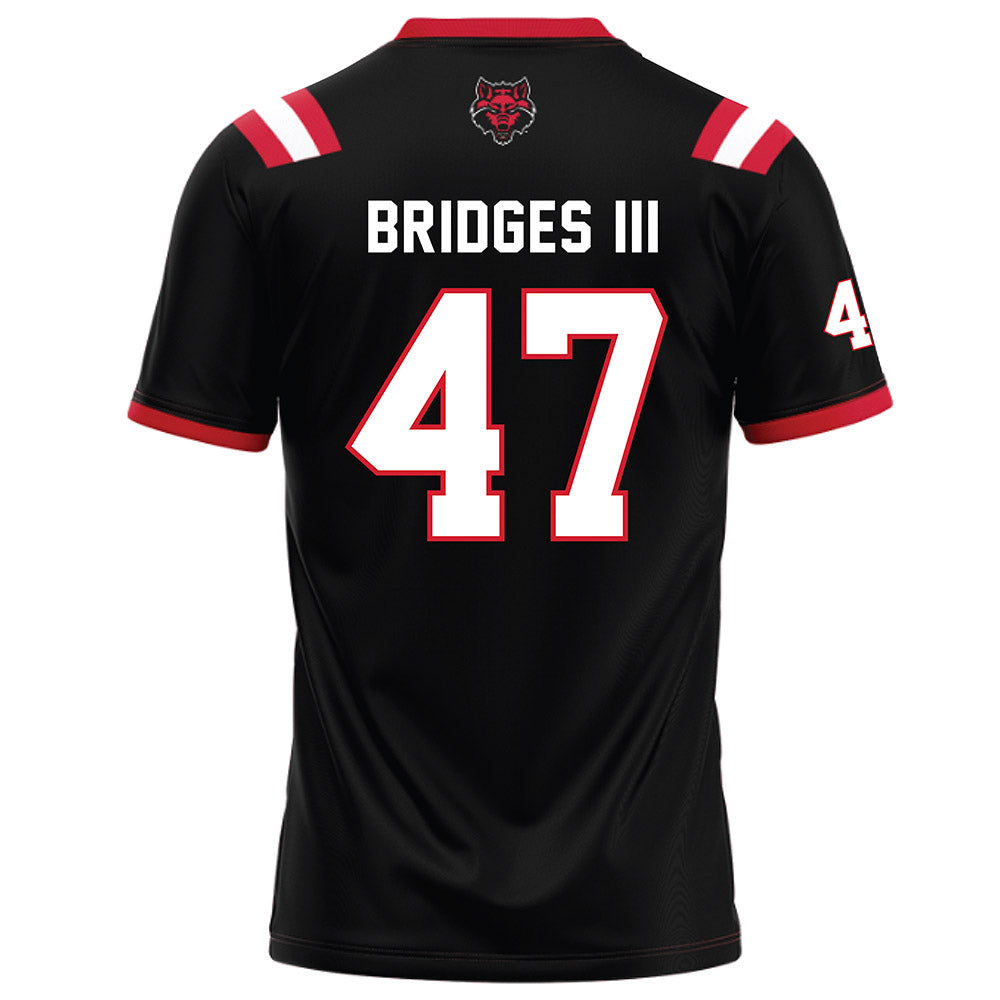 Arkansas State - NCAA Football : Melvin Bridges III - Black Football Jersey-1