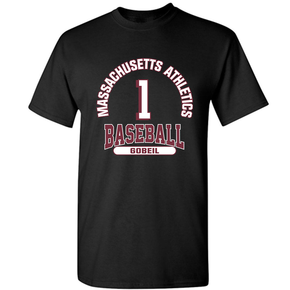 UMass - NCAA Baseball : Dean Gobeil - Classic Fashion Shersey T-Shirt-0