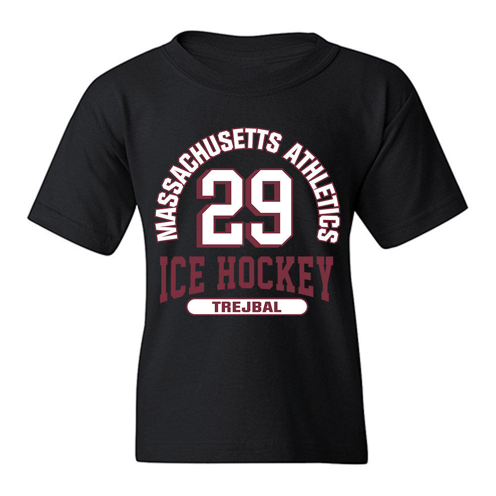 UMass - NCAA Men's Ice Hockey : Tobias Trejbal - Classic Fashion Shersey Youth T-Shirt-0