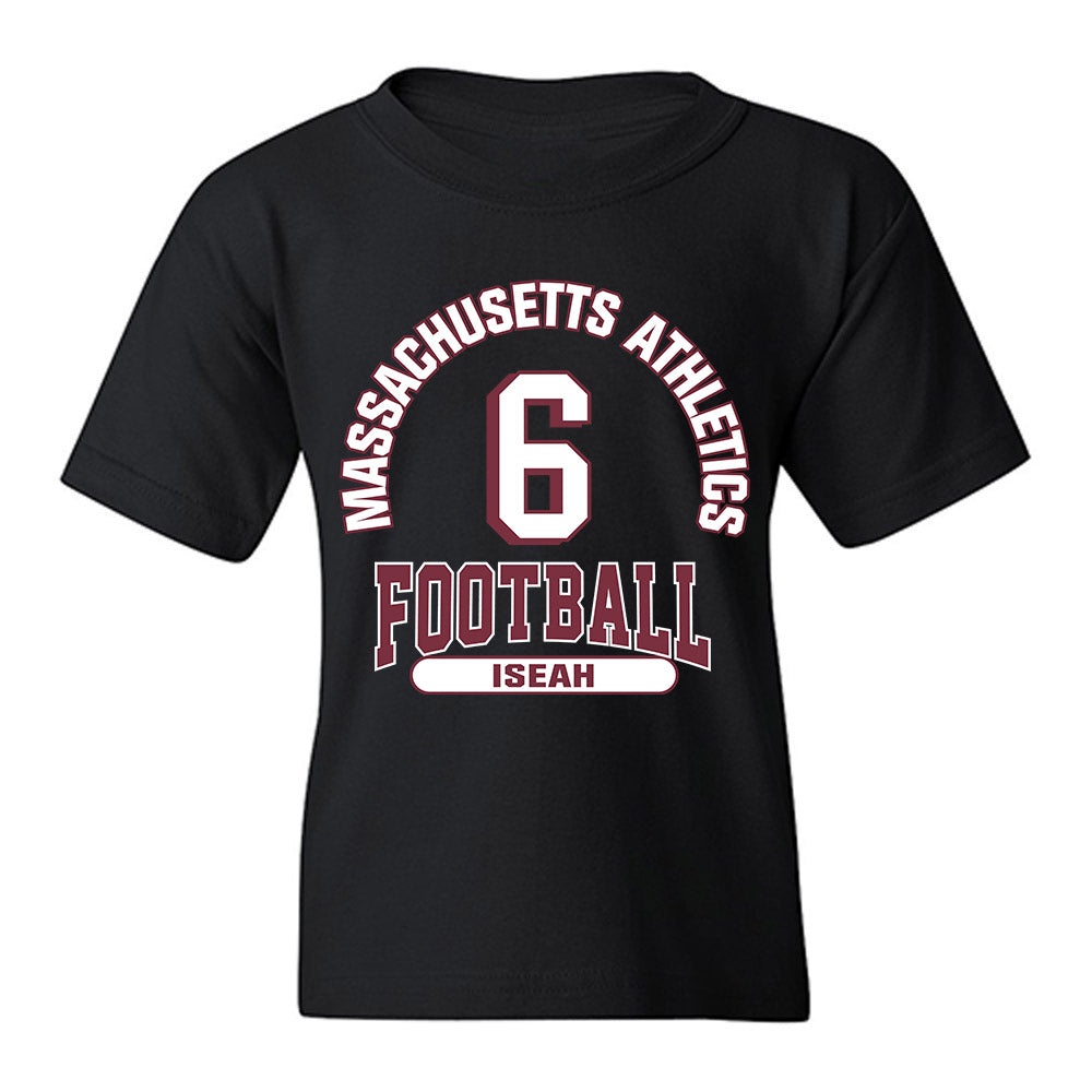 UMass - NCAA Football : Joshua Iseah - Classic Fashion Shersey Youth T-Shirt-0