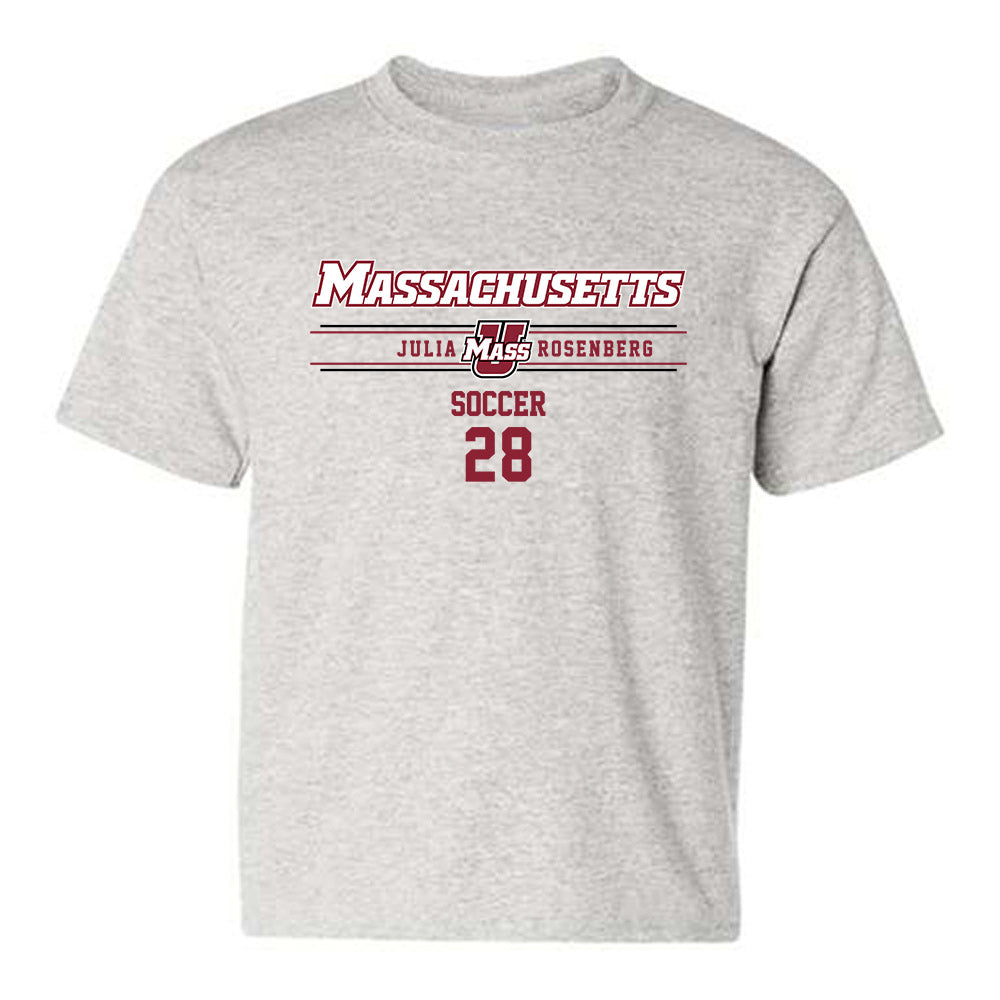 UMass - NCAA Women's Soccer : Julia Rosenberg - Classic Fashion Shersey Youth T-Shirt-0