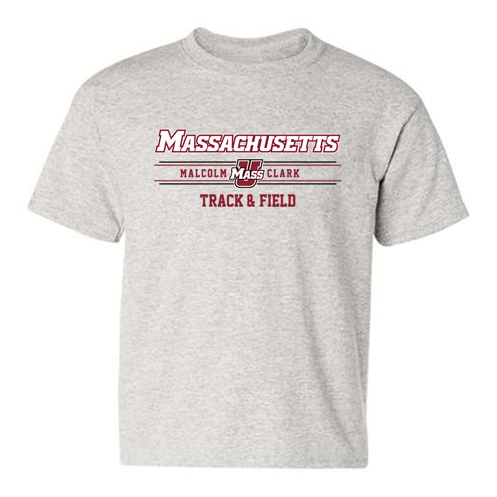 UMass - NCAA Men's Track & Field : Malcolm Clark - Classic Fashion Shersey Youth T-Shirt-0
