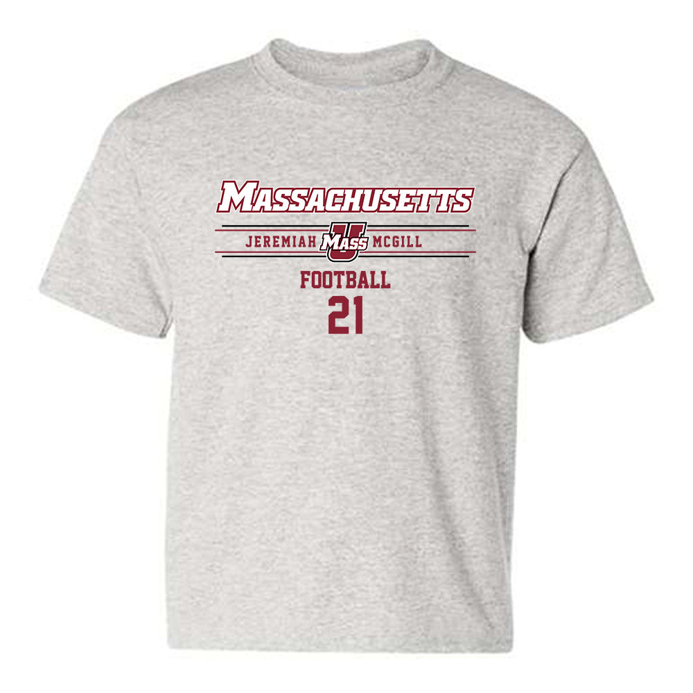 UMass - NCAA Football : Jeremiah Mcgill - Classic Fashion Shersey Youth T-Shirt-0