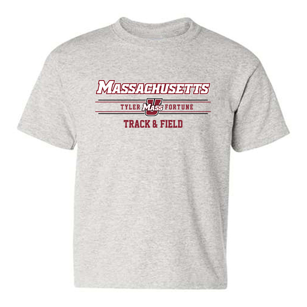 UMass - NCAA Men's Track & Field : Tyler Fortune - Classic Fashion Shersey Youth T-Shirt-0