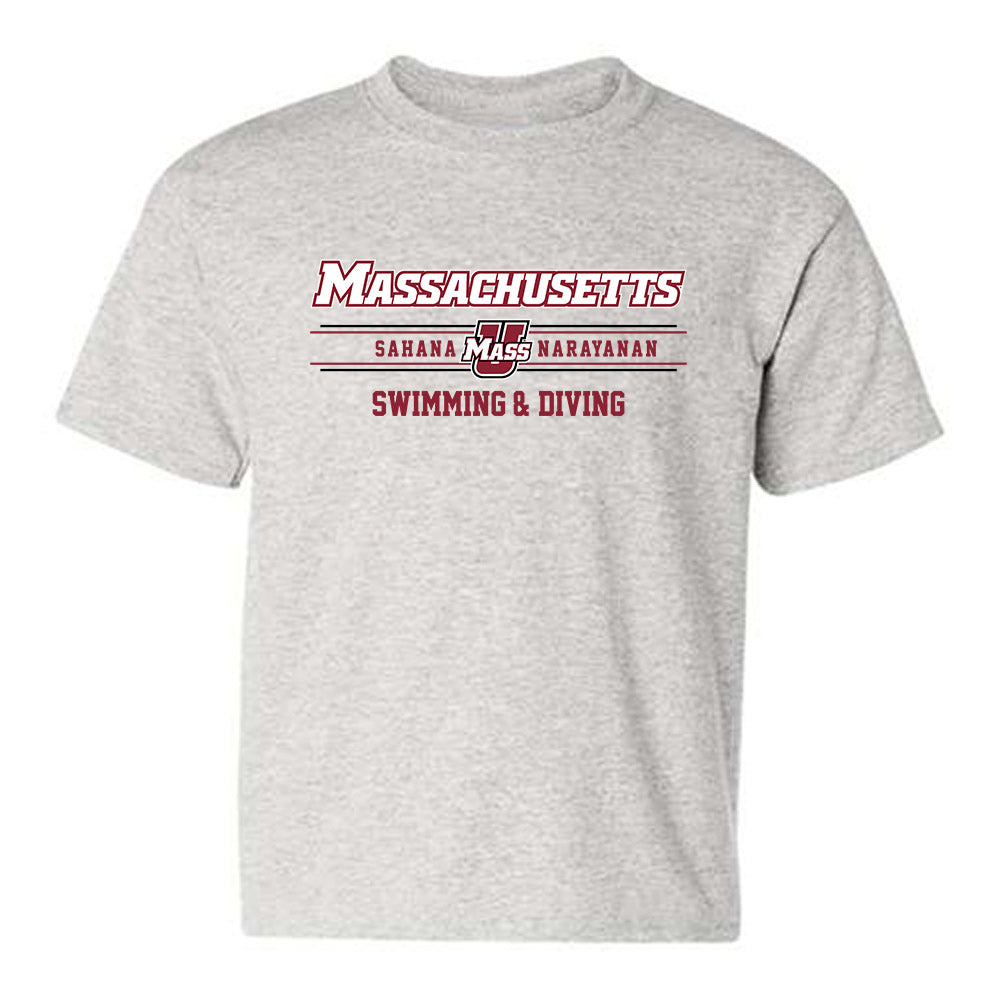 UMass - NCAA Women's Swimming & Diving : Sahana Narayanan - Classic Fashion Shersey Youth T-Shirt-0