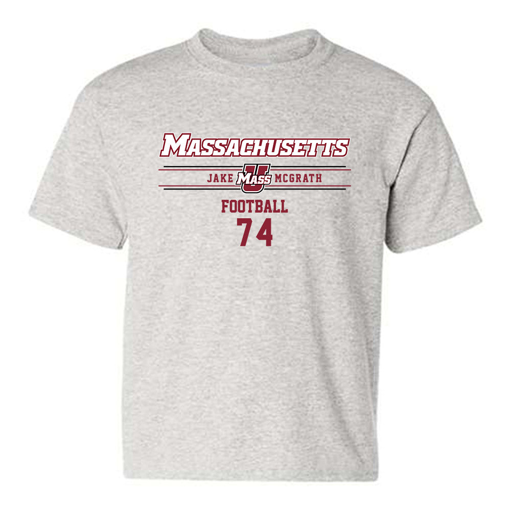 UMass - NCAA Football : Jake McGrath - Classic Fashion Shersey Youth T-Shirt-0