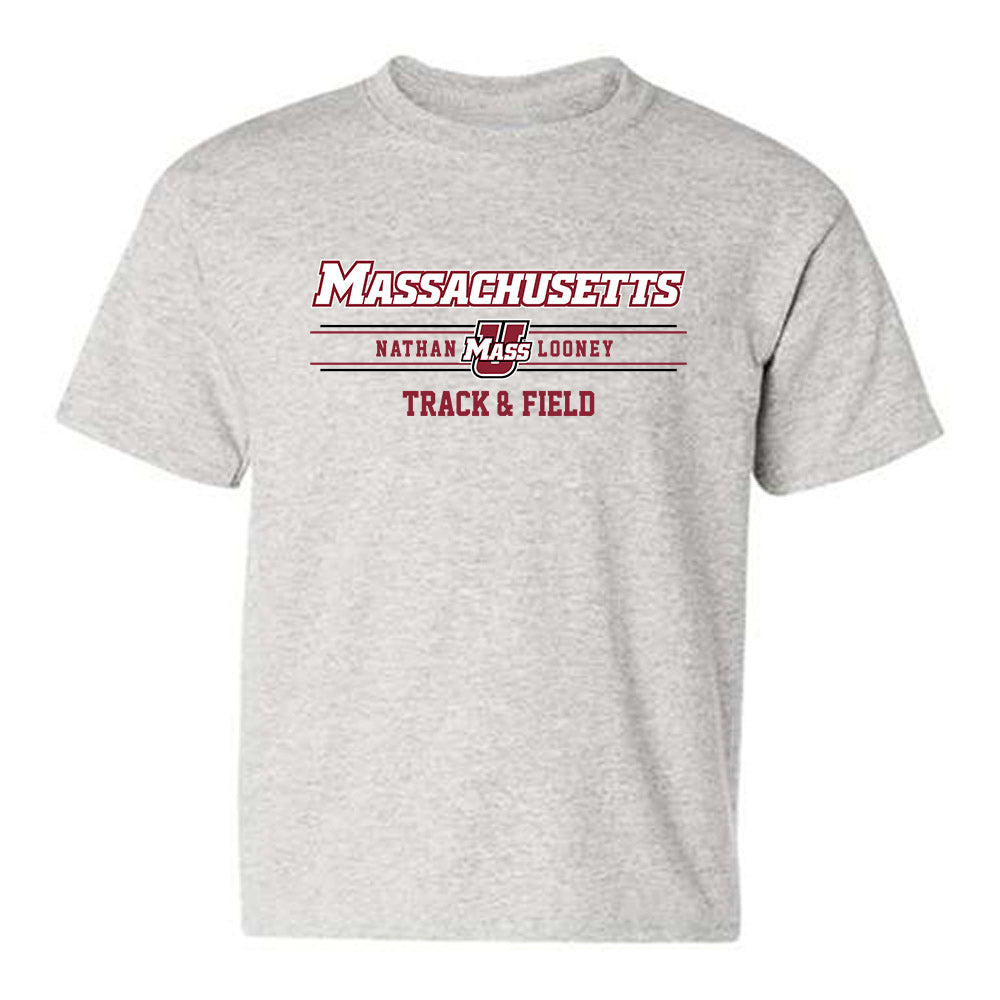 UMass - NCAA Men's Track & Field : Nathan Looney - Classic Fashion Shersey Youth T-Shirt-0