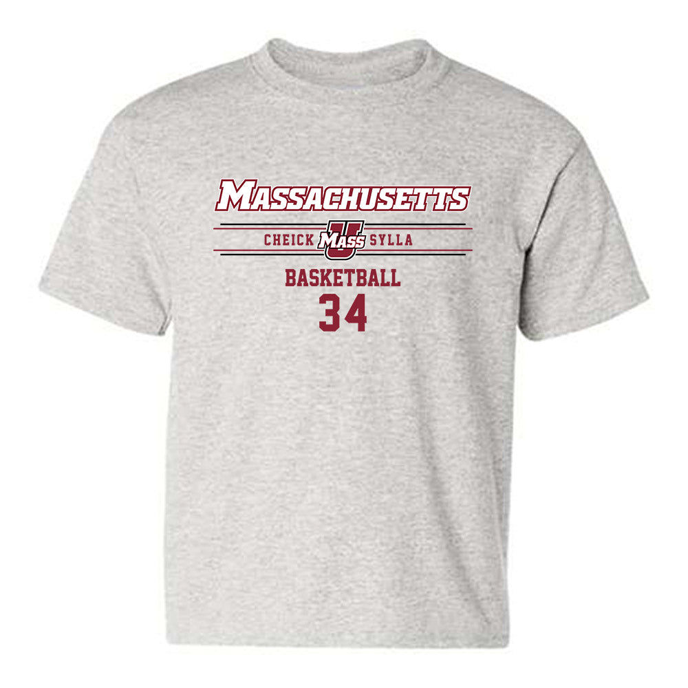 UMass - NCAA Men's Basketball : Cheick Sylla - Classic Fashion Shersey Youth T-Shirt-0