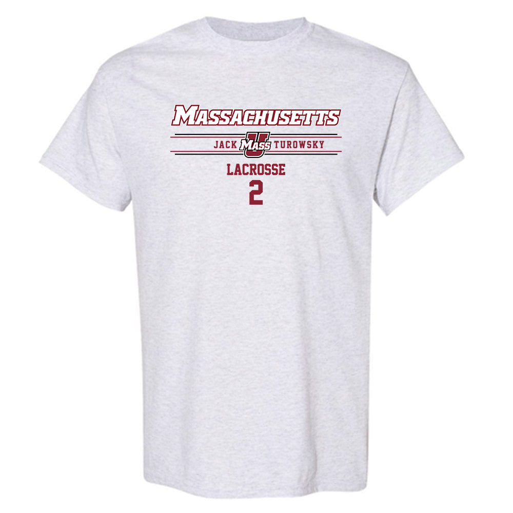UMass - NCAA Men's Lacrosse : Jack Turowsky - Classic Fashion Shersey T-Shirt-0