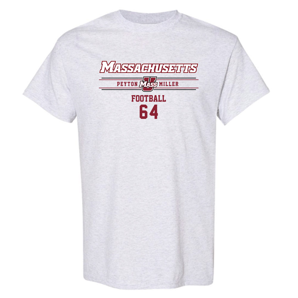 UMass - NCAA Football : Peyton Miller - Classic Fashion Shersey T-Shirt-0
