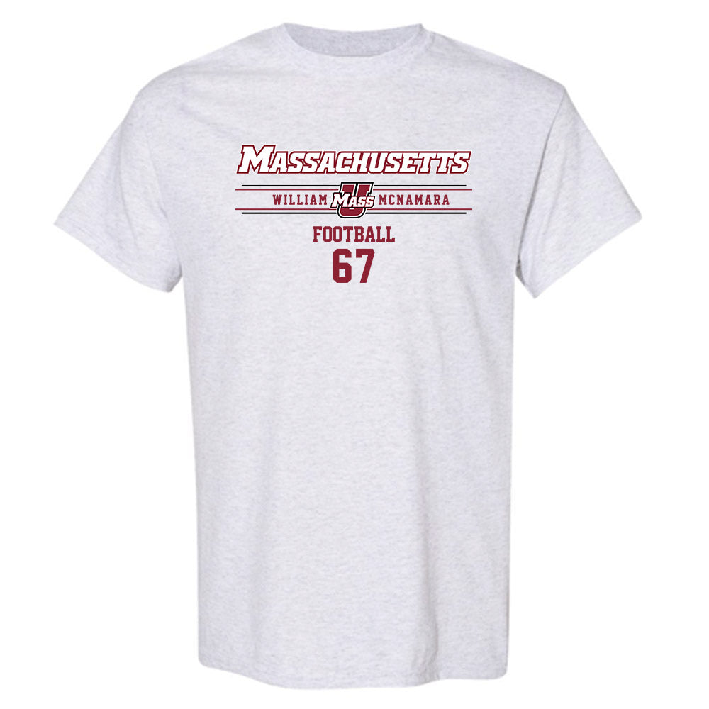 UMass - NCAA Football : William Mcnamara - Classic Fashion Shersey T-Shirt-0