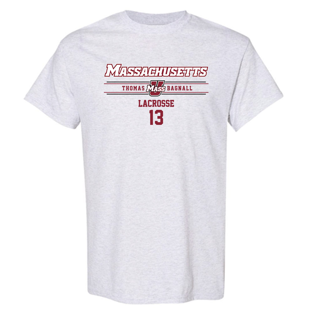 UMass - NCAA Men's Lacrosse : Thomas Bagnall - Classic Fashion Shersey T-Shirt-0