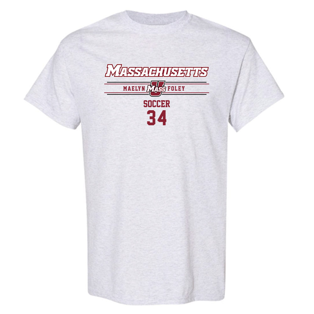 UMass - NCAA Women's Soccer : Maelyn Foley - Classic Fashion Shersey T-Shirt-0