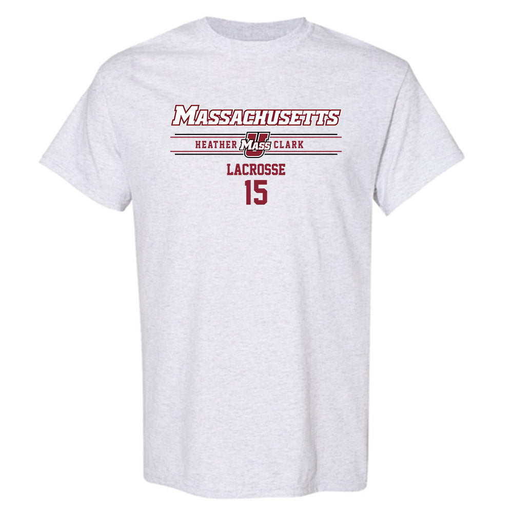 UMass - NCAA Women's Lacrosse : Heather Clark - Classic Fashion Shersey T-Shirt-0