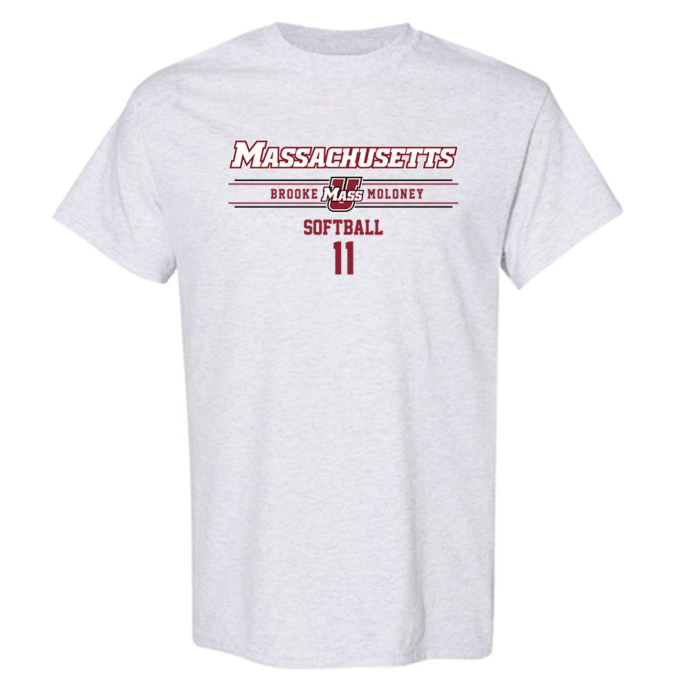 UMass - NCAA Softball : Brooke Moloney - Classic Fashion Shersey T-Shirt-0