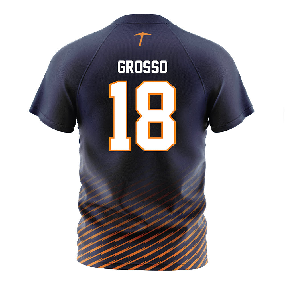 UTEP - NCAA Women's Soccer : Ava Grosso - Blue Soccer Jersey-1