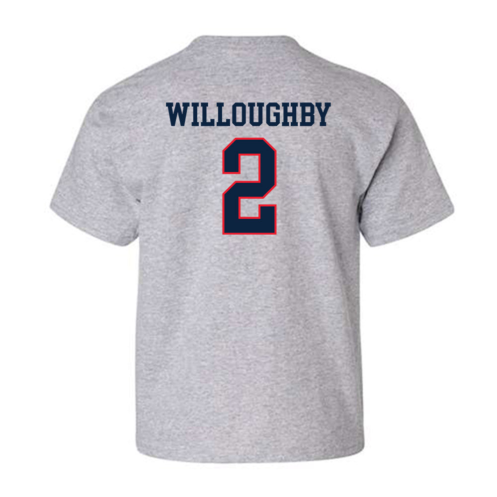UConn - NCAA Football : Jediyah Willoughby - Classic Shersey Youth T-Shirt-1
