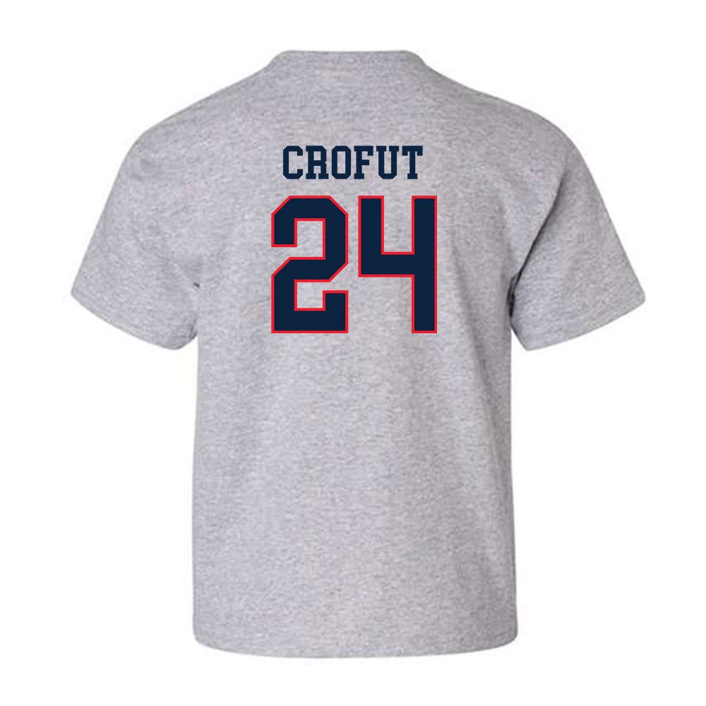 UConn - NCAA Football : Tashi Crofut - Classic Shersey Youth T-Shirt-1