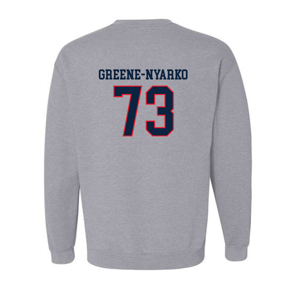 UConn - NCAA Football : Raphael Greene-Nyarko - Classic Shersey Crewneck Sweatshirt-1