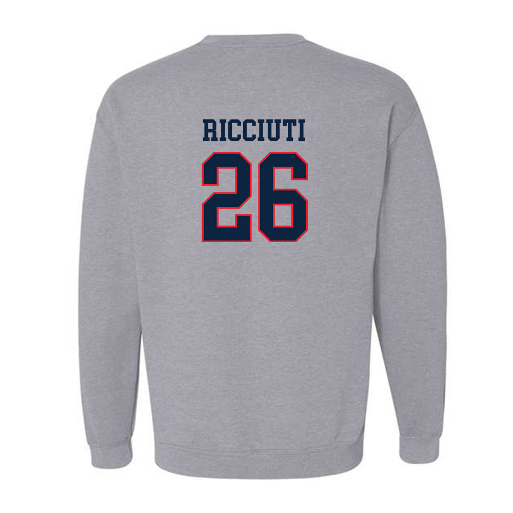 UConn - NCAA Women's Ice Hockey : Leila Ricciuti - Classic Shersey Crewneck Sweatshirt-1