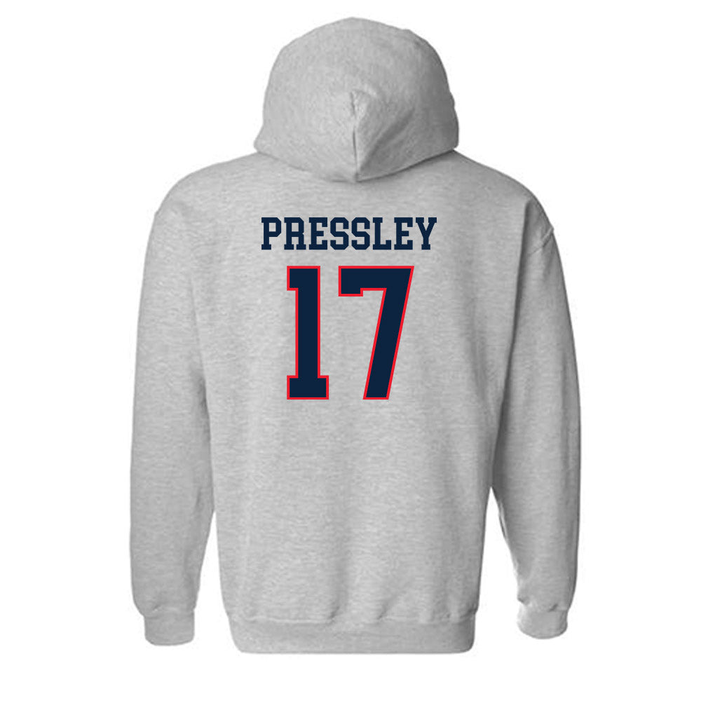 UConn - NCAA Football : Shamar Pressley - Classic Shersey Hooded Sweatshirt-1
