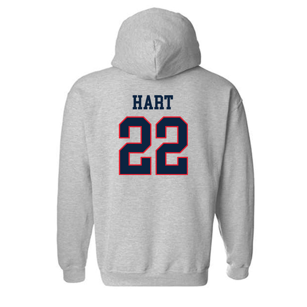 UConn - NCAA Football : Jaden Hart - Classic Shersey Hooded Sweatshirt-1