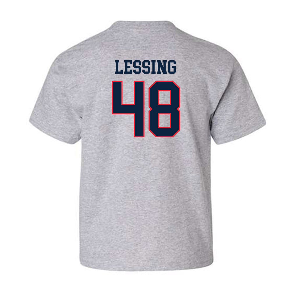 UConn - NCAA Baseball : Justin Lessing - Classic Shersey Youth T-Shirt-1