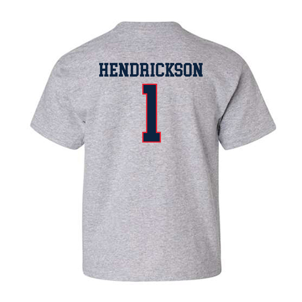 UConn - NCAA Men's Ice Hockey : Kam Hendrickson - Classic Shersey Youth T-Shirt-1
