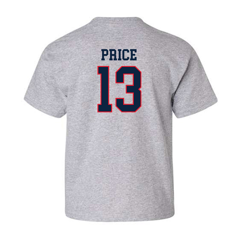 UConn - NCAA Football : Jayden Price - Classic Shersey Youth T-Shirt-1