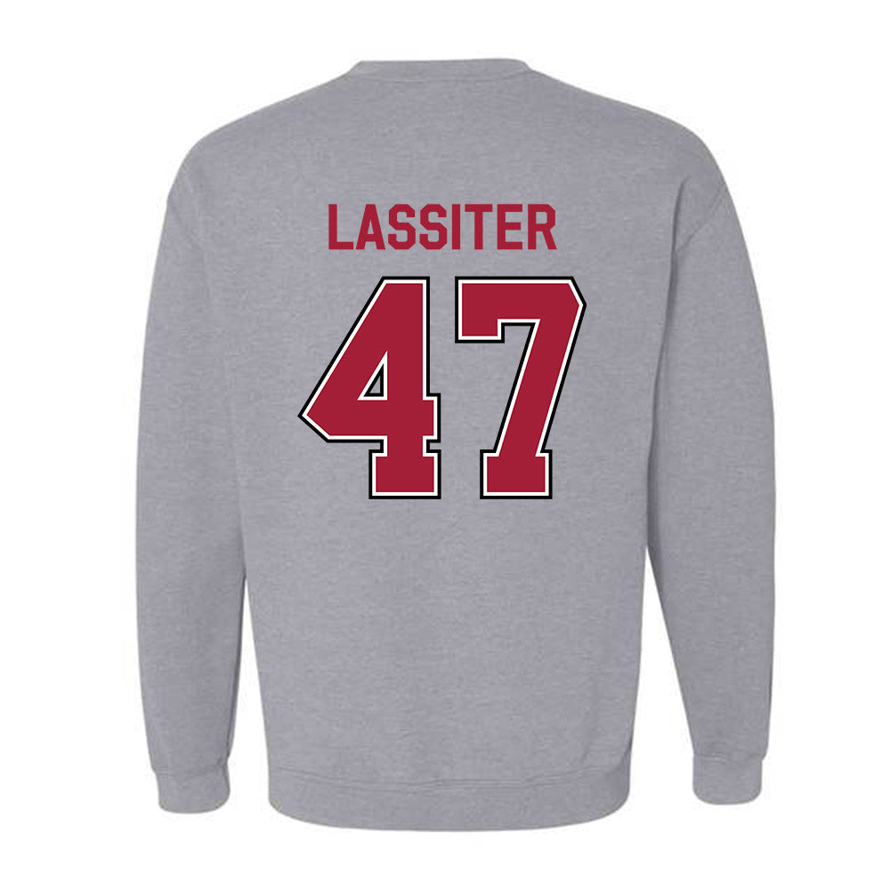 Arkansas - NCAA Football : Maddox Lassiter - Classic Fashion Shersey Crewneck Sweatshirt-1