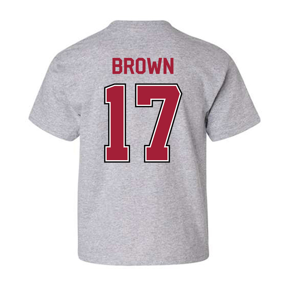 Arkansas - NCAA Football : Jalen Brown - Classic Fashion Shersey Youth T-Shirt-1