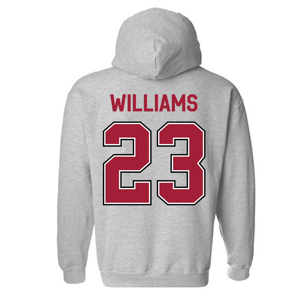 Arkansas - NCAA Football : Ian Williams - Classic Fashion Shersey Hooded Sweatshirt-1