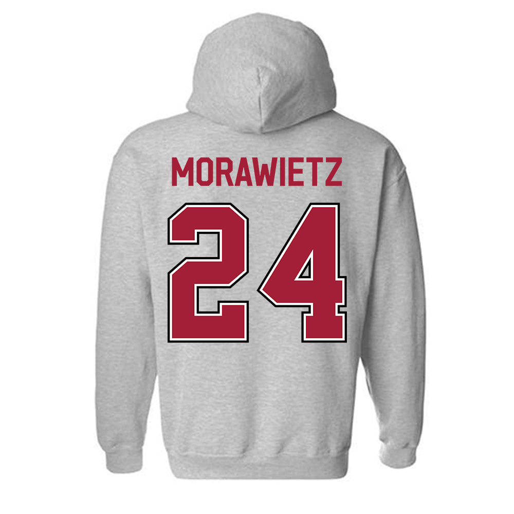 Arkansas - NCAA Women's Soccer : Kayla Morawietz - Classic Fashion Shersey Hooded Sweatshirt-1